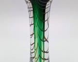 Adam Jablonski Crystal Candle Holder. Beautiful swirled glass piece measures 9” high and 3” in diameter at the base.

Adam Jablonski has retired and closed his art studio. Now is your chance to own a piece of his amazing art! 