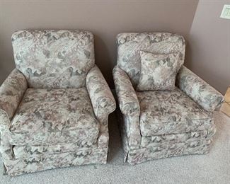 custom upholstered club chairs