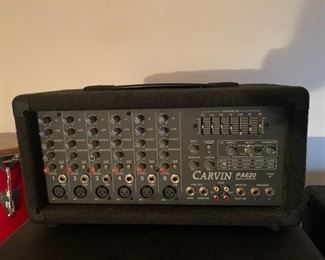 Carvin PA620 6 Channel Powered Mixer with Built in Digital Effects 