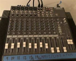 Mackie 1402-VLZ Pro 14-Channel Mic/Line Mixer w/ Premium XDR Mic Preamplifiers
