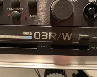 Mark of the Unicorn Midi Express PC, E-MU Systems Proteus FX, Korg 03R/W AI2 Synthesis Module, Studio Rack Mounts  