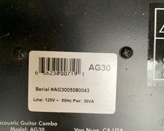 Acoustic Performance Amplifier AG30 in Box