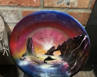 Decorative Plate Signed Los Cabos B.C.S.