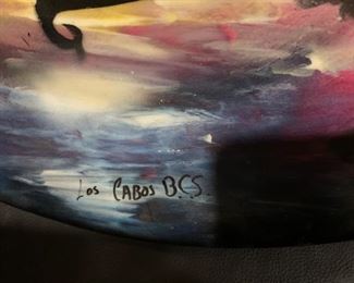 Decorative Plate Signed Los Cabos B.C.S.