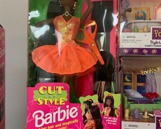 Brand New Vintage Cut and Style Barbie Doll African American 12642 Mattel 1994