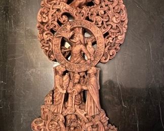 Hand Carved Wall Decor