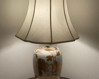Vintage floral lamp