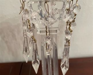 Crystal Candle Holder Set