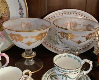 Teacups, Stemware, China