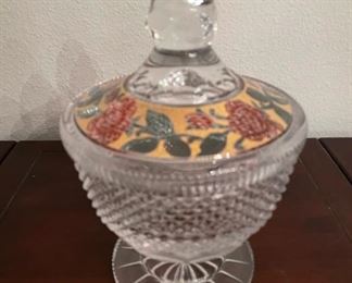 Vintage Cut Glass Candy Jar