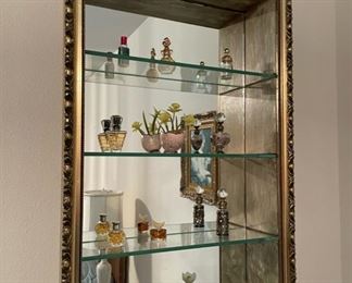 Gold Framed Ornate Mounted Display Shelf