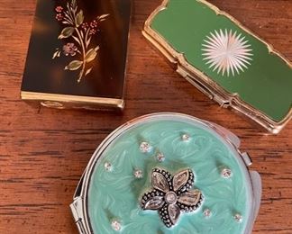 Antique Pocket Mirrors & Lighter