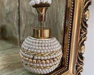 Antique Pearl Perfume Bottle