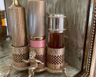 Antique Lipstick Holder