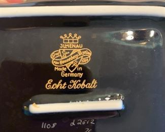 Echt Kobalt German China & Pottery