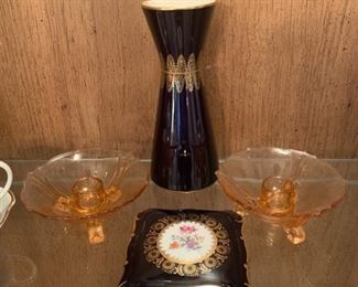 Echt Kobalt German China & Pottery