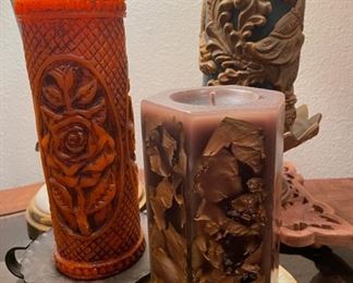 Carved Candles