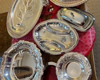 Silver Plated Trays