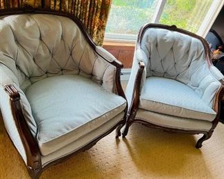 Pair of Tufted Chairs