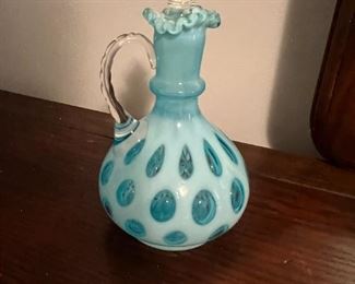 Fenton Coin Dot Blue