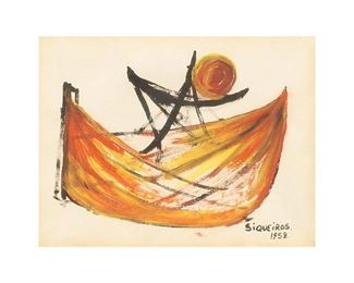David Alfaro Siqueiros (1896-1974), Boat, 1958