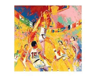 LeRoy Neiman (1921-2012, MN), Basketball