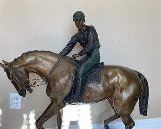 This is the bronze statue from the winner circle over 3 feet high absolutely beautiful