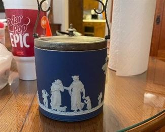 Old Wedgwood biscuit jar