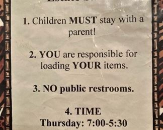 Guidelines provide smooth shopping.