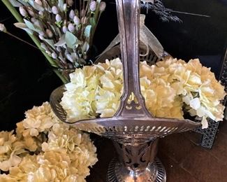 Silver-plate basket