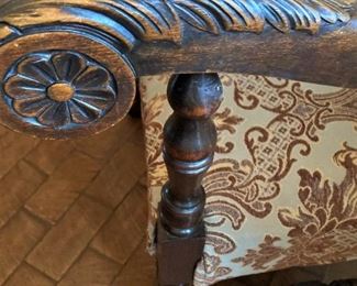 Beautiful carving and fabric