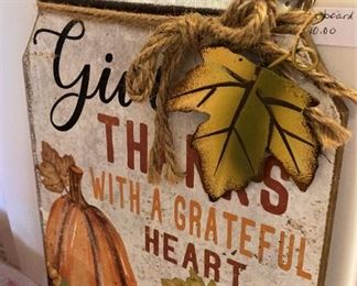 Always give thanks  .  .  .