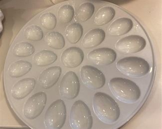 One of several egg plates