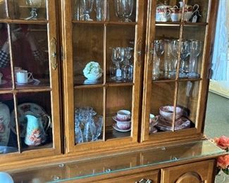 Large china cabinet