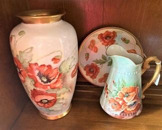 Hand painted porcelain