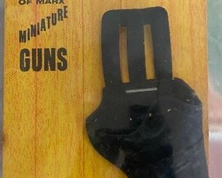 Marx Miniature Holster on Card