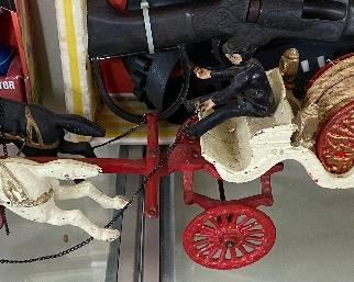 Cast Iron Fire Fighting Wagon