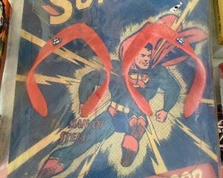 Vintage Superman Junk Food Flip Flops