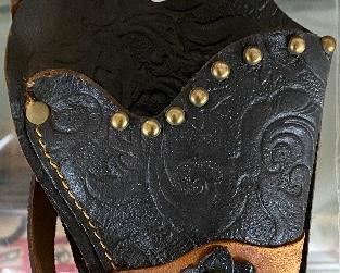 Vintage Western Holster and Badge