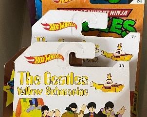 Hot Wheels Ninja Turtles and Beatles Cars