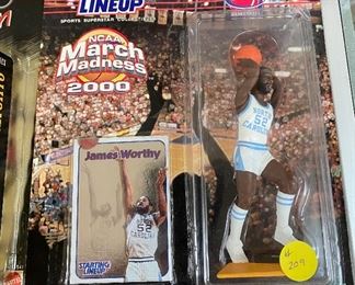 James Worthy Carolina Starting Lineup Action Figure
