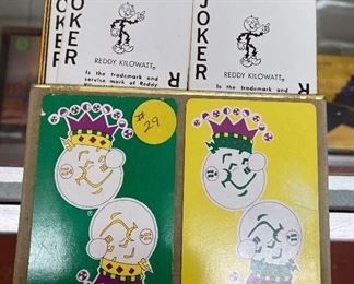 Reddy Kilowatt Playing Cards