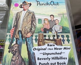 1964 Beverly Hillbillies Punch Out Book