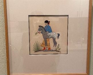 Original; Painting by Harrison Begay