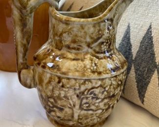 dog handle Bennington pottery