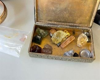 Raw Gems including Tourmaline , Apatite, Citron, etc