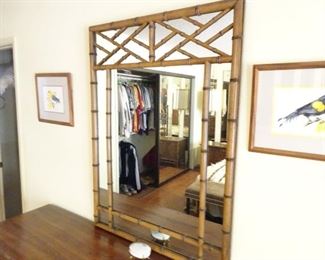 Vintage Faux Bamboo Bedroom Set by Century Furniture