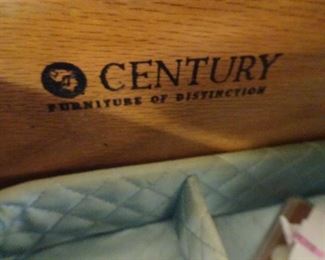 Vintage Faux Bamboo Bedroom Set by Century Furniture