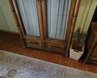 Vintage Faux Bamboo Bedroom Set by Century Furniture