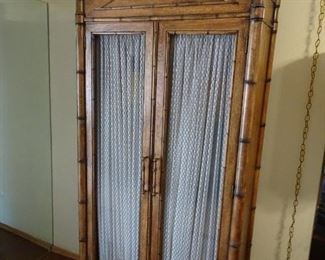 Vintage Faux Bamboo Bedroom Set by Century Furniture